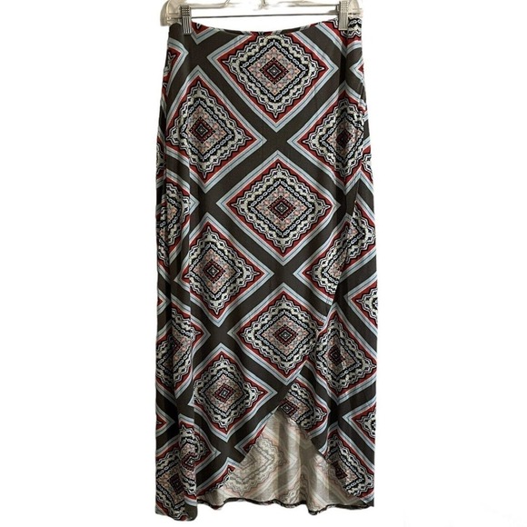 Maeve Anthropologie Skirt Midi Faux Wrap Size Medium Pull On Boho S… - Picture 1 of 8